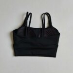 Sujetador deportivo de alta intensidad con efecto push-up, a prueba de golpes, transpirable, de secado rápido, con reducción lateral de pecho, para yoga, pilates y entrenamiento fitness. - Imagen 5