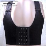 Sujetador push-up de talla grande con aros de encaje sexy, lencería de cobertura total para mujeres con curvas, alas laterales anchas y soporte de copa delgada, busto grande - Imagen 3