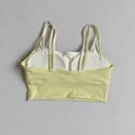 Sujetador deportivo transpirable para mujer, top de fitness a prueba de golpes, top corto push-up para gimnasio, sujetador deportivo, top de entrenamiento, sujetador de yoga sin costuras - Imagen 6