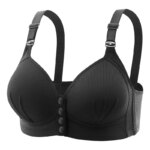 Nuevo sujetador Sexy tipo botón frontal, antiflacidez, sin anillo de acero, para mujer, madre, talla grande, sección delgada, ropa interior