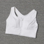 Nuevo sujetador deportivo para mujer 2026 con cremallera frontal ajustable, alta resistencia, a prueba de golpes, fruncido, sexy y con espalda cruzada para entrenamiento. - Imagen 6