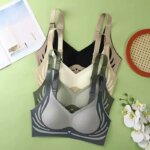 Ropa interior ajustable de alta calidad para mujer, sujetador fino, pechos grandes, sujetador pequeño, antiflacidez, talla grande, sujetador de mujer sin rastro - Imagen 4