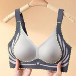 Ropa interior ajustable de alta calidad para mujer, sujetador fino, pechos grandes, sujetador pequeño, antiflacidez, talla grande, sujetador de mujer sin rastro - Imagen 3