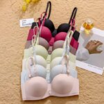 Nueva ropa interior de una pieza sin rastro para niñas con pechos pequeños que parece grande y recoge para evitar la flacidez del sujetador para mujeres - Imagen 5