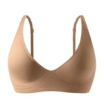 Parte de atrás bonita, ropa interior Invisible sin costuras, pecho grande para mujer, recogida de pecho pequeño, sujetador inalámbrico Sexy con pecho lateral - Imagen 6
