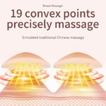 Instrumento de aumento de pecho, terapia de masaje de luz roja, almohadilla de masaje de pecho, compresa caliente, masaje de vibración inalámbrico - Imagen 4