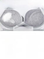 Conjunto de sujetador y bragas finos y sin costuras para mujer, con ajuste inalámbrico, efecto realce de pecho plano, para ve... - Imagen 2