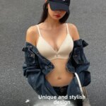 Sujetador deportivo sexy inalámbrico y fino para mujer, ropa interior con efecto push-up, invisible, transpirable, cómodo, con realce de espalda y reducción lateral, talla grande. - Imagen 4