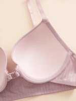 1, 3 o 5 piezas de sujetadores de mujer para uso diario, lisos, con cierre frontal, push-up, sexys, acanalados, sin forro, lencería femenina dulce - Imagen 6