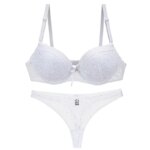 Conjunto de sujetadores de encaje con diamantes de imitación para mujer, lencería Sexy de talla grande 34/75 36/80 38/85 40/90 42/95 BCDE Cup, novedad de 2024