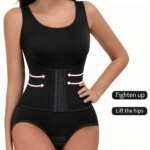 RGGMQQ 1PCS Body Moldeador Reductor para Mujer, Control de Abdomen, Moldeador de Cuerpo Completo, Corsé Entrenador de Cintura, Top sin Mangas - Imagen 6