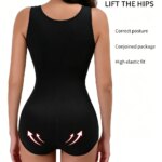 RGGMQQ 1PCS Body Moldeador Reductor para Mujer, Control de Abdomen, Moldeador de Cuerpo Completo, Corsé Entrenador de Cintura, Top sin Mangas - Imagen 4