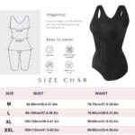 RGGMQQ 1PCS Body Moldeador Reductor para Mujer, Control de Abdomen, Moldeador de Cuerpo Completo, Corsé Entrenador de Cintura, Top sin Mangas - Imagen 5