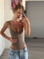 Corsés sexys ajustados, body sin mangas con cuello en V y cremallera para mujer, monos de mujer, mono sin espalda ajustado para primavera-verano 2026 - Imagen 4