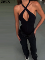 Corsé Ajustado Sexy para Mujer, Body con Cuello en V Profundo, Cremalleras, Sin Mangas, Ropa Interior Reductora, Nuevo Modelo 2026, Mono sin Espalda - Imagen 6
