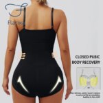 Flarixa-Body con botonadura para mujer, ropa moldeadora adelgazante, corsé reductor, moldeador de cuerpo, ropa interior modeladora, bragas con Control de barriga - Imagen 3