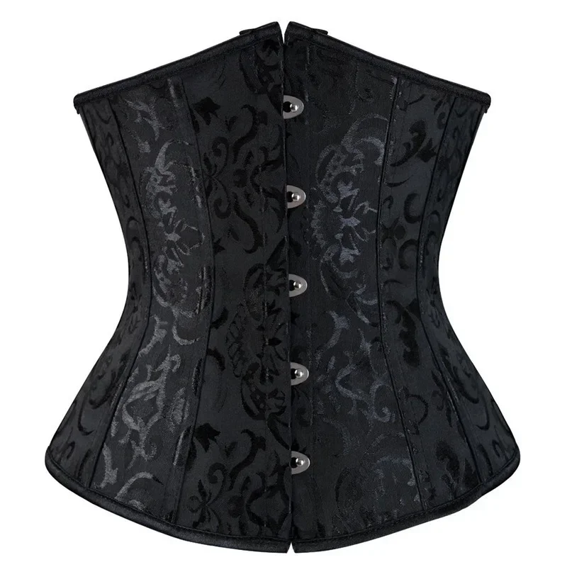 35232-dlpx0r.jpg Top con corsé Sexy para mujer, entrenador de cintura, corpiño gótico, ropa moldeadora, lencería para mujer, carpeta, Faja moldeadora de cuerpo, Blusas debajo del busto - Imagen 1
