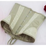 Top con corpiño de corsé ajustable sexy con correas de liga Corsé con corpiño moldeador de novia para boda - Imagen 5