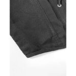 Top Corsé Negro Sexy para Mujer, con Aros, Tirantes Anchos y Cordones, Estilo Gótico, Ropa de Club, Fiesta, Rave - Imagen 6