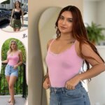 Faja moldeadora de tirantes para mujer, corsé de una pieza rosa con espalda hermosa, que estiliza el abdomen y levanta la cadera, ropa ajustada y resistente. - Imagen 5