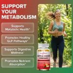 Cápsulas de Vinagre de Sidra de Manzana para un Vientre Plano, Control de Peso, Digestión, Desintoxicación, Metabolismo, Quema de Grasa, Supresor del Apetito - Imagen 5