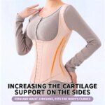 MiiOW Faja Corsé Moldeadora en Forma de U para Mujer, con Varillas de Acero, para Abdomen y Espalda, Estilo Top sin Mangas