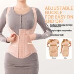 MiiOW Faja Corsé Moldeadora en Forma de U para Mujer, con Varillas de Acero, para Abdomen y Espalda, Estilo Top sin Mangas - Imagen 3