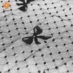 0,5/1/3/5m blanco y negro malla elástica tela de tul lazo Jacquard elástico encaje corsé red para costura DIY vestido de mujer ropa interior - Imagen 4