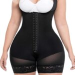 Faja moldeadora de cuerpo de alta compresión para mujer, Fajas Colombianas, fajas correctivas, Control de barriga, post liposucción, adelgazamiento BBL - Imagen 3