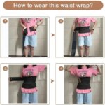 1/2 Piezas Faja Reductora y Moldeadora de Cintura para Mujer, Moldeador Corporal, Cinturón Postparto para Aplanar el Vientre, Corsé - Imagen 6