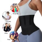 1/2 Piezas Faja Reductora y Moldeadora de Cintura para Mujer, Moldeador Corporal, Cinturón Postparto para Aplanar el Vientre, Corsé - Imagen 4