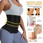 1/2 Piezas Faja Reductora y Moldeadora de Cintura para Mujer, Moldeador Corporal, Cinturón Postparto para Aplanar el Vientre, Corsé - Imagen 3