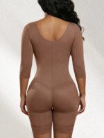 Faja colombiana de alta compresión para mujer con sujetador incorporado, moldeadora de abdomen y glúteos, y realzadora de caderas anchas. - Imagen 3