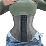 Corsé de látex para mujer, entrenador de cintura, cinturón delgado para el vientre, moldeador de cuerpo, correa de modelado de acero 25, Fajas Colombianas