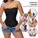 Body Sexy de S-4XL para mujer, ropa moldeadora con Control de barriga, Tanga con cierre frontal, levantador de glúteos, correa extraíble, moldeador de cuerpo completo acolchado - Imagen 5
