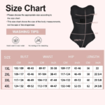 Body Sexy de S-4XL para mujer, ropa moldeadora con Control de barriga, Tanga con cierre frontal, levantador de glúteos, correa extraíble, moldeador de cuerpo completo acolchado - Imagen 6