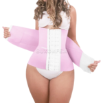Fajas colombianas elásticas con Control de barriga doble, entrenador de cintura en forma de Abdomen, cinturón ajustable para poscirugía, recortador de cintura - Imagen 4