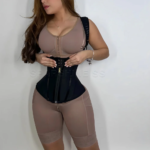 Fajas Colombianas entrenador de cintura corsé doble compresión moldeador de cuerpo Control de barriga adelgazante cinturón plano para el vientre con huesos de acero - Imagen 2