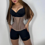 Fajas Colombianas entrenador de cintura corsé doble compresión moldeador de cuerpo Control de barriga adelgazante cinturón plano para el vientre con huesos de acero - Imagen 4