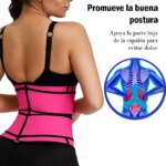 Corsé moldeador para mujer, faja reductora para mujer, reductor abdominal ajustable, brinda soporte para cintura y busto, adecuado para fitness, deportes y pérdida de grasa - Imagen 5