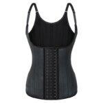 Top moldeador de látex, corsé ajustado con control de barriga, chaleco moldeador deportivo que abraza la cintura
