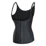 Top moldeador de látex, corsé ajustado con control de barriga, chaleco moldeador deportivo que abraza la cintura - Imagen 4