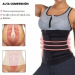 Corsé moldeador para mujer, faja reductora para mujer, reductor abdominal ajustable, brinda soporte para cintura y busto, adecuado para fitness, deportes y pérdida de grasa - Imagen 4