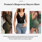 Body moldeador para mujer, Control de barriga, cuello en V, diseño cruzado, moldeador de levantamiento de glúteos, Invisible para uso diario - Imagen 6