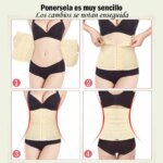 Faja Reductora Modeladora De Abdomen Y Cintura Para Entrenamientos Con 3 Niveles De Ajuste - Imagen 2
