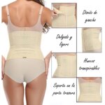 Faja Reductora Modeladora De Abdomen Y Cintura Para Entrenamientos Con 3 Niveles De Ajuste - Imagen 3