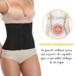 Faja Reductora Modeladora De Abdomen Y Cintura Para Entrenamientos Con 3 Niveles De Ajuste - Imagen 6