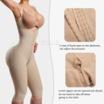 Fajas Colombianas para mujer, pantalones largos, ropa moldeadora de cuerpo completo, entrenador de cintura posparto, moldeador post liposucción, Body con Control de barriga - Imagen 2