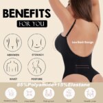 Body moldeador de espalda baja Sexy para mujer, entrenador de cintura, Tanga moldeadora de cuerpo, corsé moldeador, Tops, sujetador sin espalda - Imagen 4