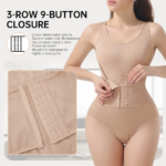 Faja Moldeadora de Cintura para Mujer con Control Abdominal Firme, Corsé Reductor con Cinturón de Ganchos para Moldear el Cuerpo - Imagen 2